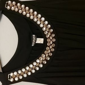 Black HAANI women's maxi dress